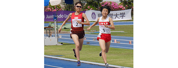 第2回 順天堂大学競技会（千葉県 順天堂大学さくらキャンパス陸上競技場）