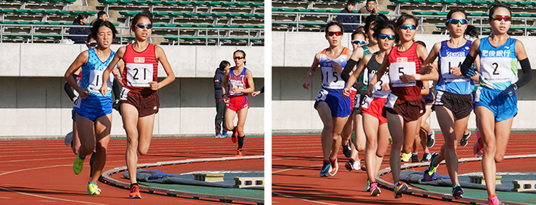 日本実業団陸上競技連合女子長距離記録会（山口県 維新みらいふスタジアム）