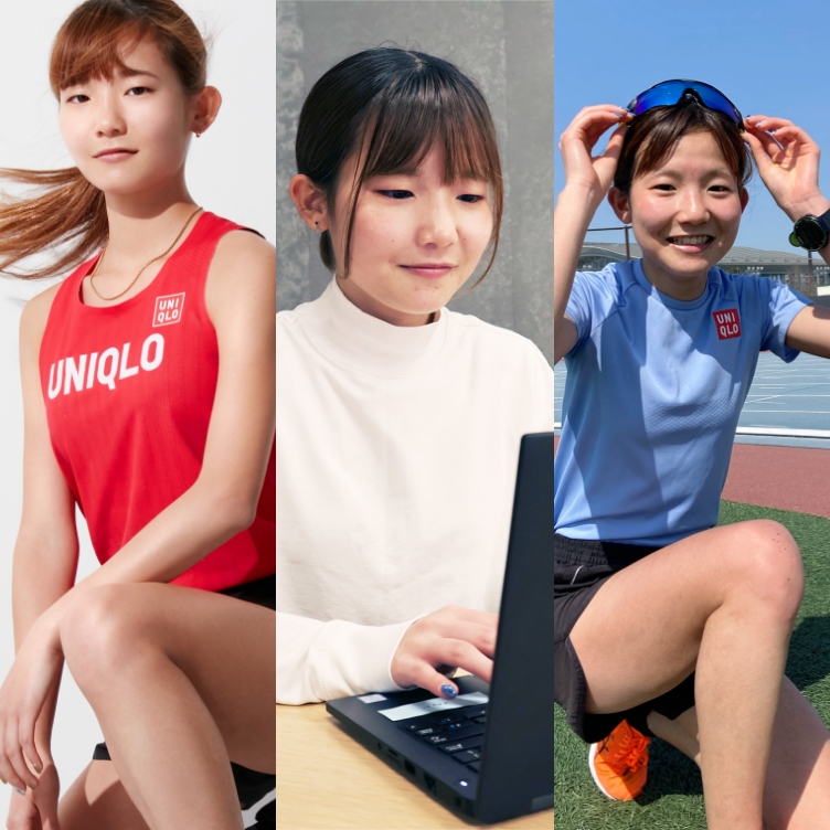 ユニクロ女子陸上部、尾方 星華選手の1日を紹介