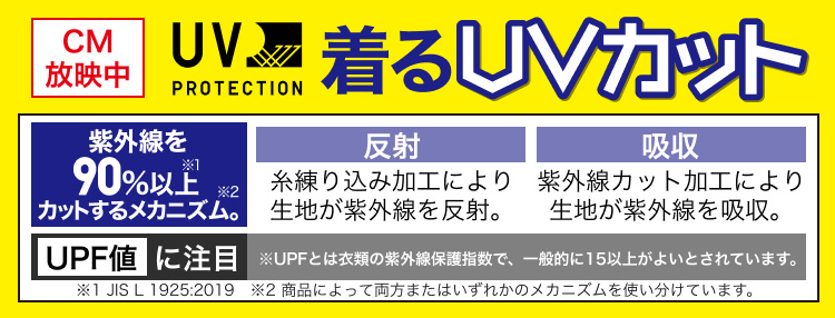 着るUVカット