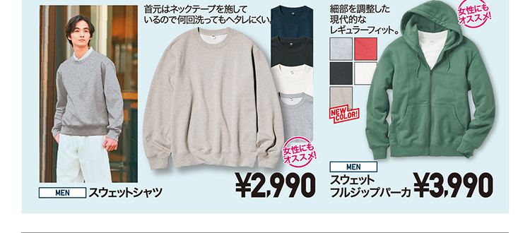 メンズスウェットシャツ・パーカ