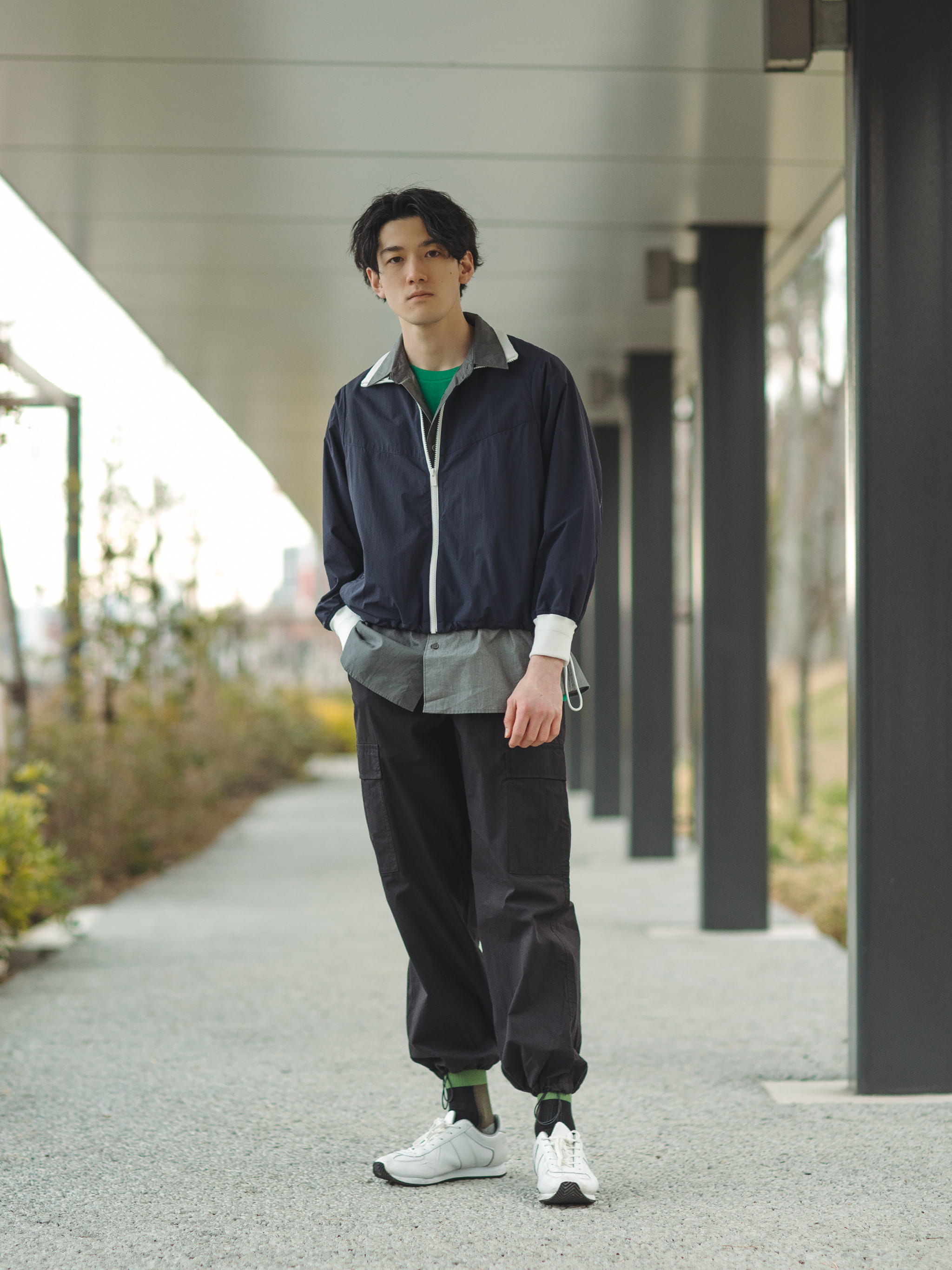 一番の UNIQLO JW ANDERSON リブブルゾン ユニクロ