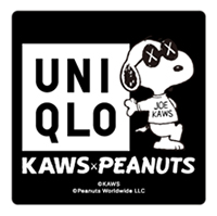 KAWS スヌーピー UNIQLO BLACK（S/L）WHITE（S）