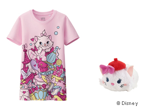 Tシャツとディズニーキャラクター「TSUM TSUM（ツムツム）」の