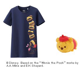 Tシャツとディズニーキャラクター「TSUM TSUM（ツムツム）」の