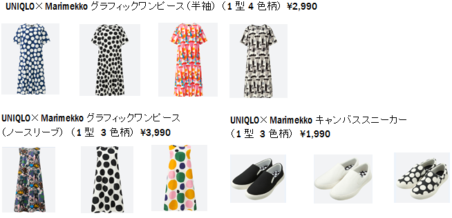 ☆ユニクロ☆マリメッコ Uniqlo Marimekko グラフィックワンピース