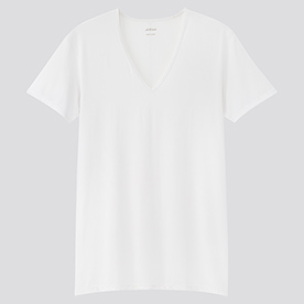 AIRism V neck S/S T-shirt