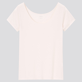 AIRism Scoop Neck Short-Sleeve T-Shirt