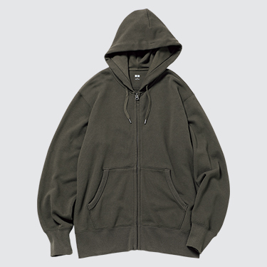 Men Sweat Full-Zip Hoodie
