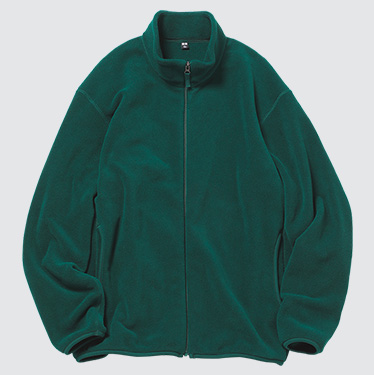 Men Fleece Long-Sleeve Full-Zip Jacket