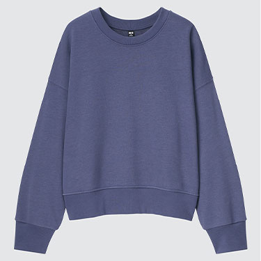 Relaxed Crew Neck Long Sleeve Sweatshirt