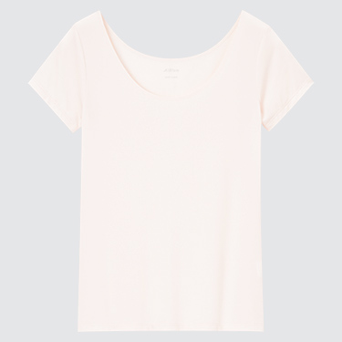 WOMEN AIRism Scoop Neck Short Sleeve T-Shirt