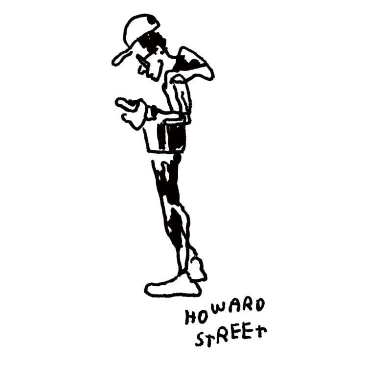 Man on Howard Street 
