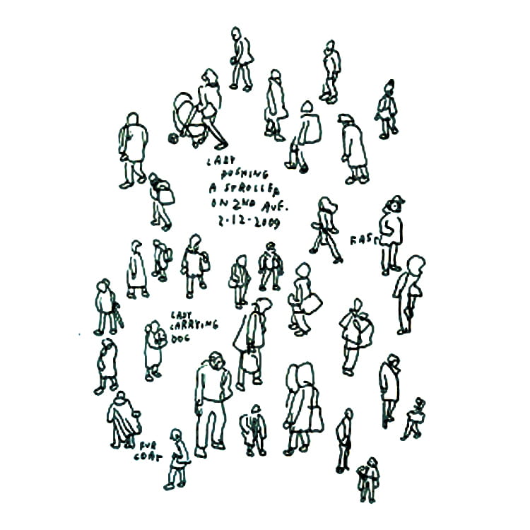 People on 2nd Avenue