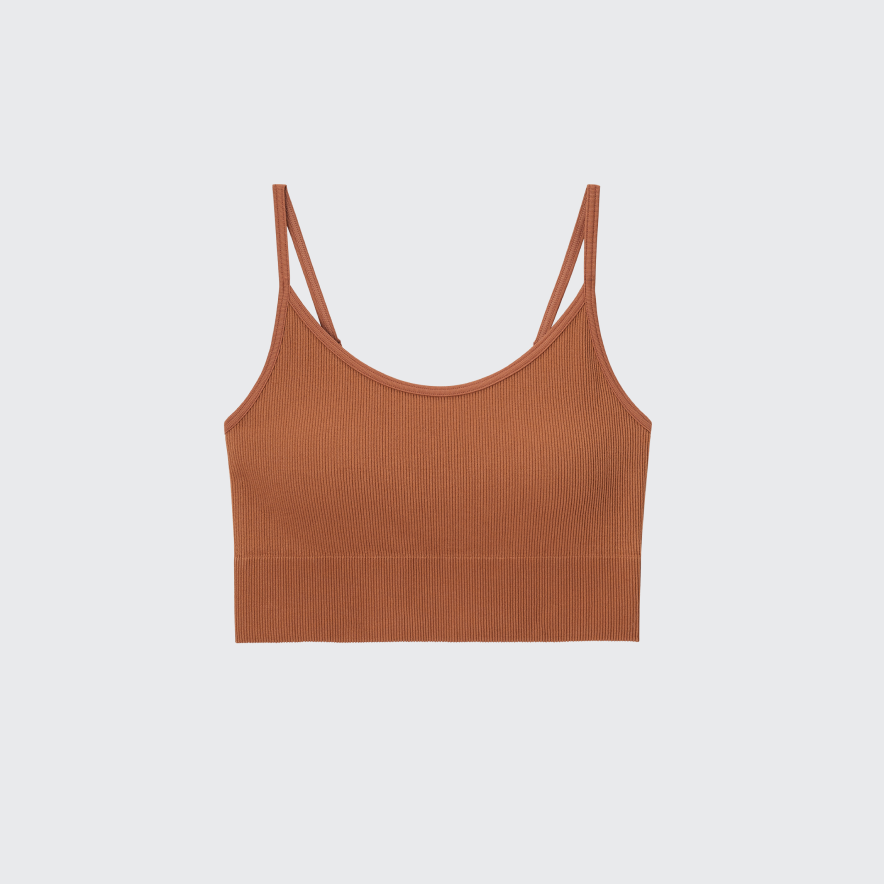 Canotta Con Reggiseno Senza Cuciture Taglio Corto
