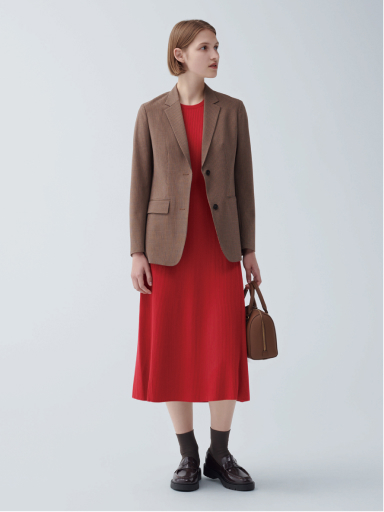 Cotton Knit Sleeveless Dress