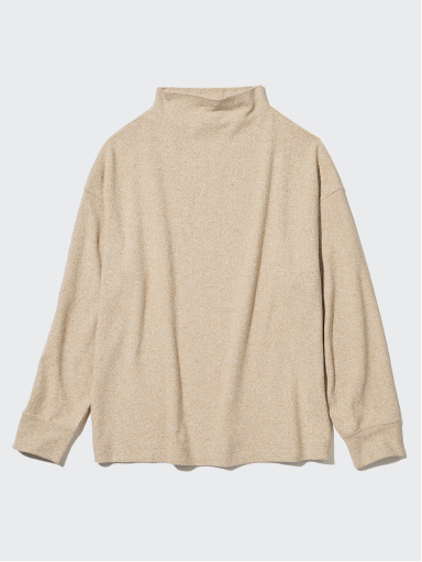 소프트니트후리스모크넥T(긴팔)