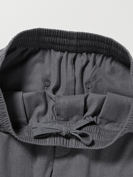 法蘭絨舒適九分褲(格紋/素色)