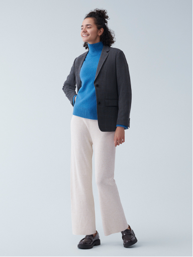 Washable Knit Ribbed Pants