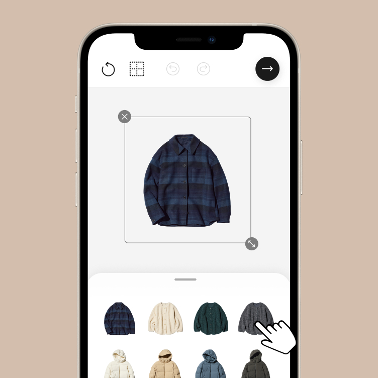 Select your favourite pieces from the collection.