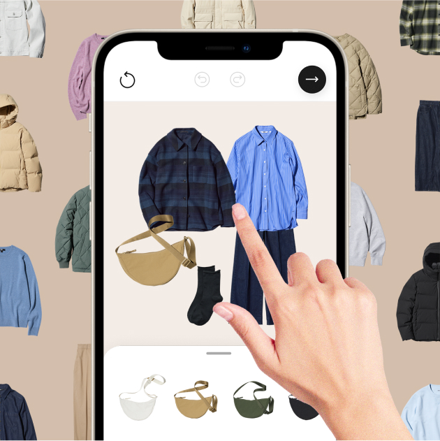 Create a look with pieces from the new collection.