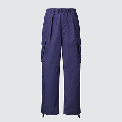 Wide Fit Parachute Cargo Trousers
