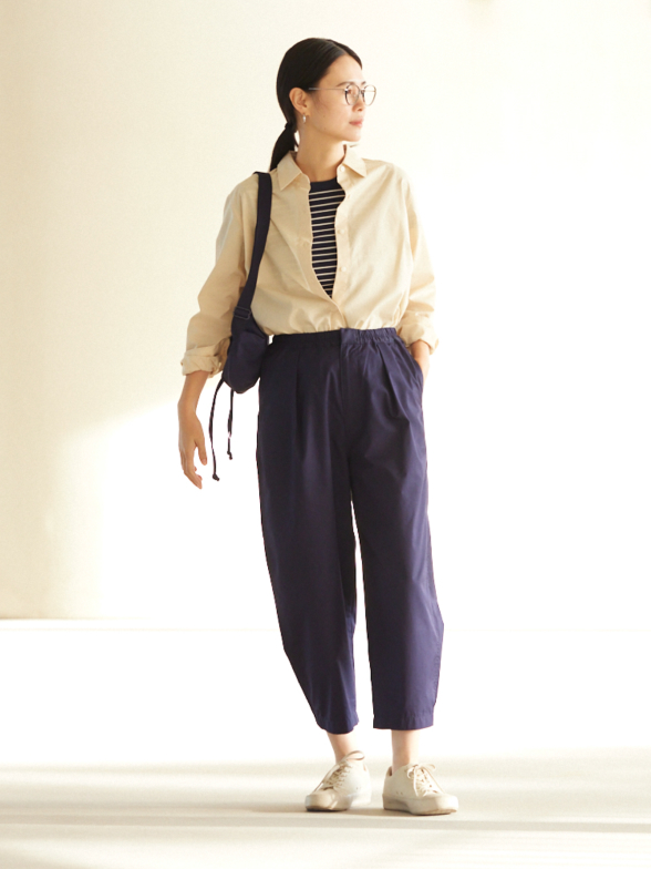 UNIQLO on X: The new season's Drape Wide Leg Ankle Pants are here! You're  welcome. 😉   / X