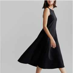 A dress made of high-performance fabric.