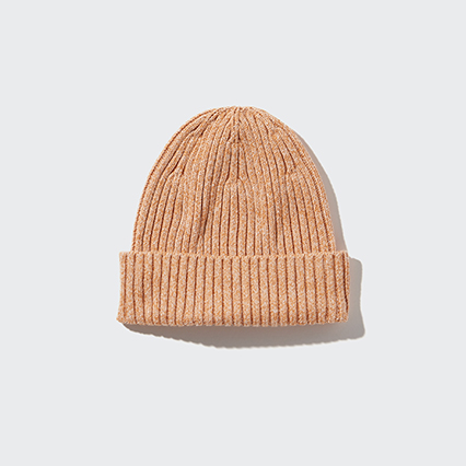 Cotton Ribbed Beanie Hat