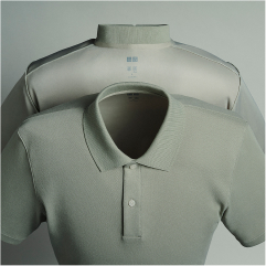 A classic polo shirt with innovative comfort.