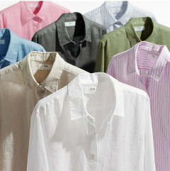 100% premium linen in a range of colors.