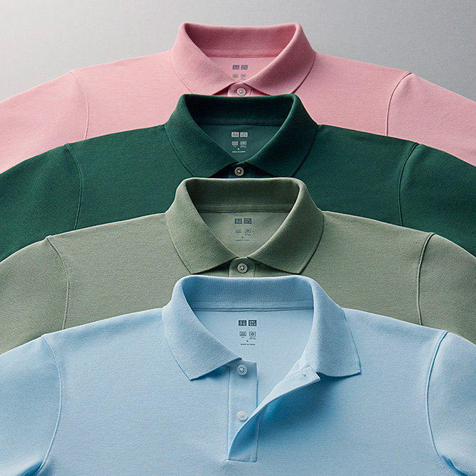 Uniqlo button down polo cheap