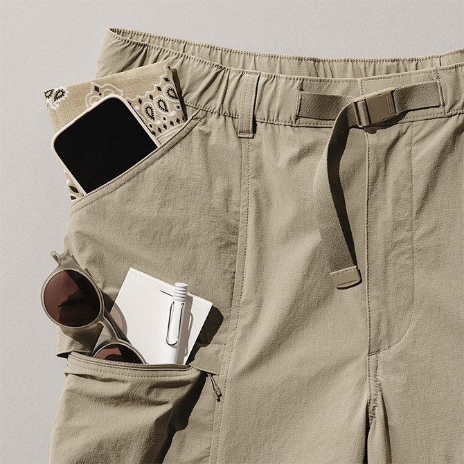 Go anywhere empty-handed.