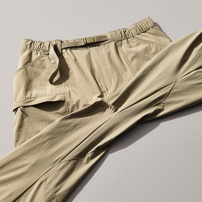 Inspired by high-performance climbing gear.