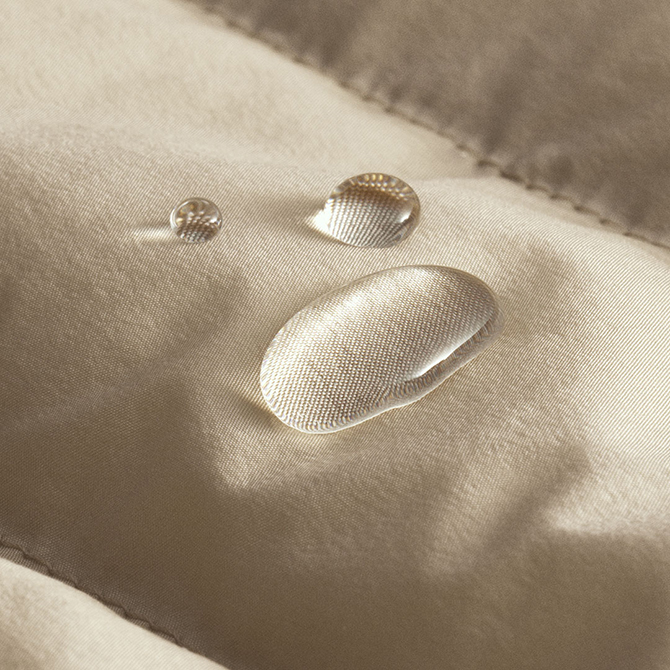 Lotus leaves, the secret to water repellant technology.