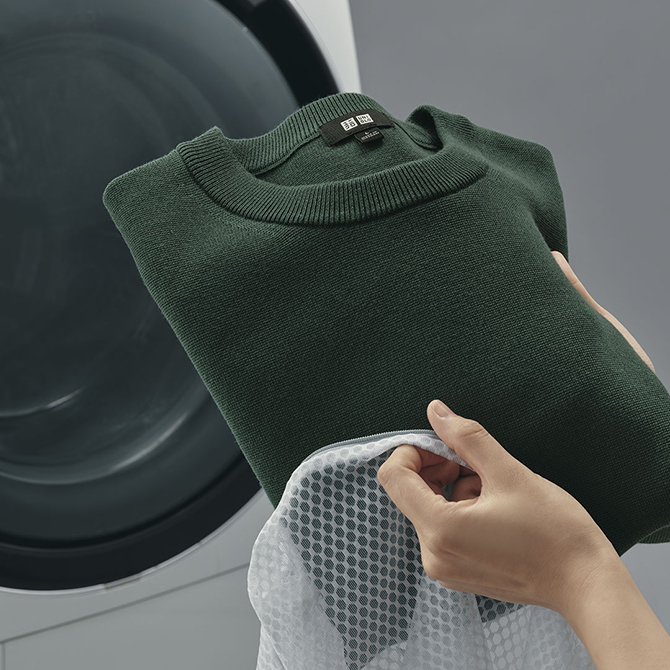 Washing out knitwear’s main weakness.