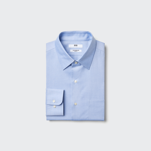 Super Non-Iron Slim-Fit Long-Sleeve Shirt (Spread Collar)