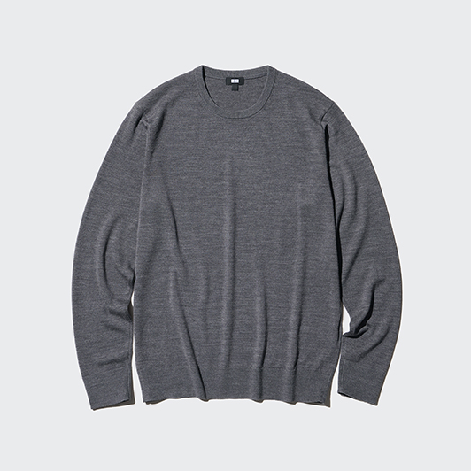 100% Merino Crew Neck Sweater