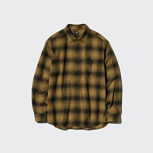 Flannel Checked Long Sleeve Shirt