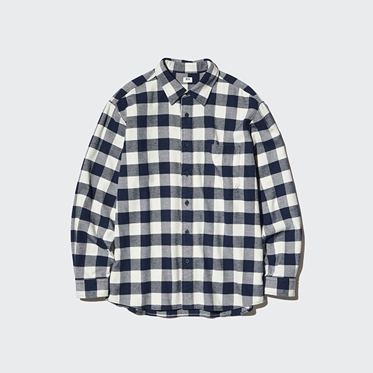 Flannel Checked Long Sleeve Shirt