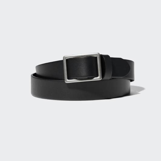 Italian Leather Slide Buckle Belt