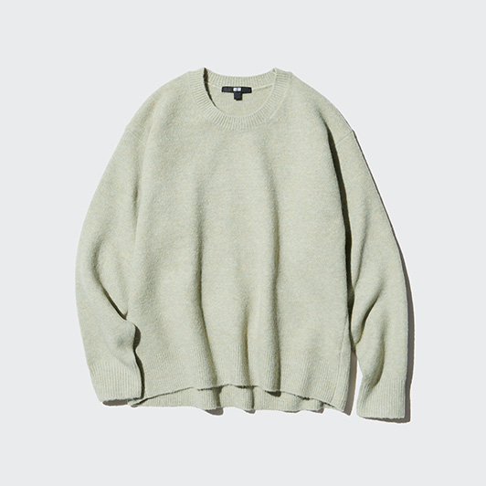 Souffle Yarn Crew Neck Sweater