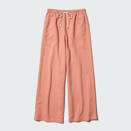 Linen Blend Easy Pants