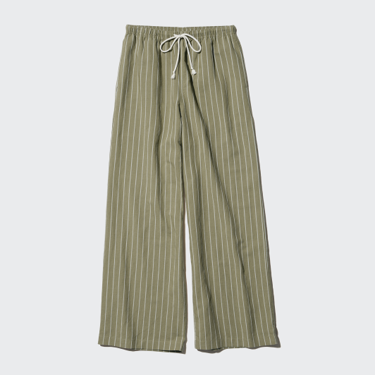 Linen Blend Easy Pants