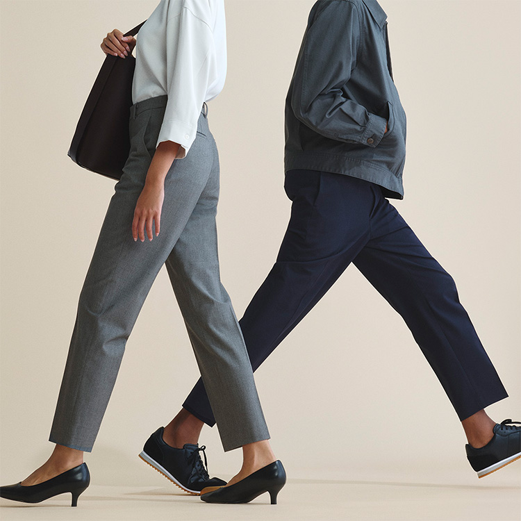 UNIQLO on X: The new season's Drape Wide Leg Ankle Pants are here! You're  welcome. 😉   / X