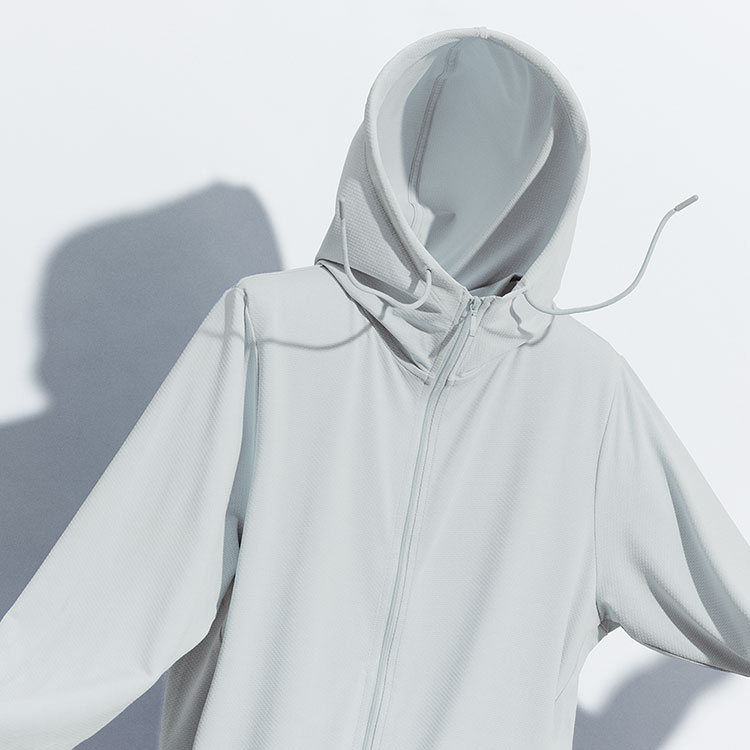 Sun Protection Airism Uv Cut Mesh Hoodie Uniqlo Uv Protection Men