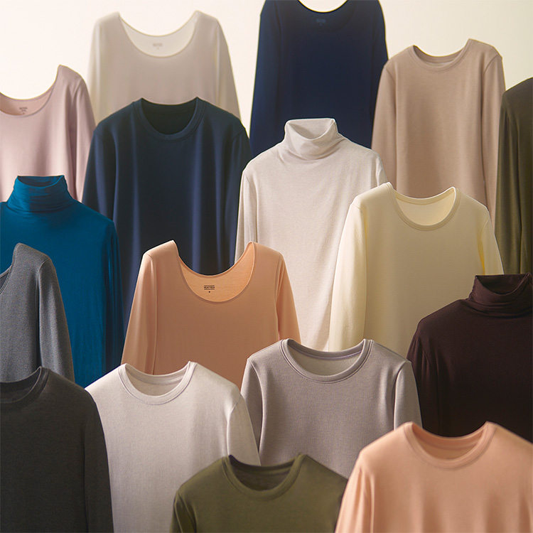 HEATTECH thermal base layers UNIQLO Masterpiece Autumn Winter 2024 UNIQLO EU