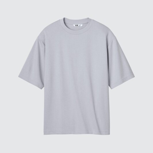 AIRism Cotton Oversized T-Shirt | Half-Sleeve