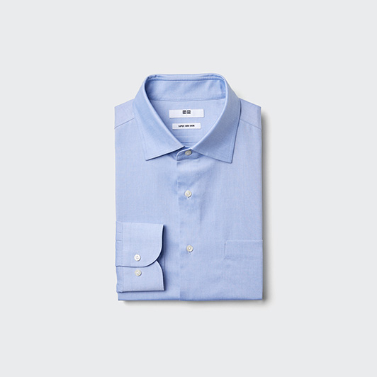 슈퍼논아이론셔츠(긴팔·세미와이드칼라)