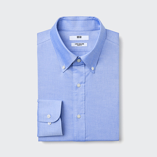 Super Non-Iron Slim Shirt | Button Down Collar